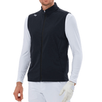 GoPlayer男高爾夫防潑水運動背心(黑)