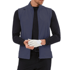 GoPlayer男高爾夫防潑水運動背心(深藍)