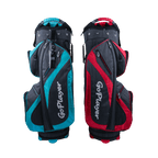 GoPlayer 9.5' Golf 14-hole pole bag (black and red)