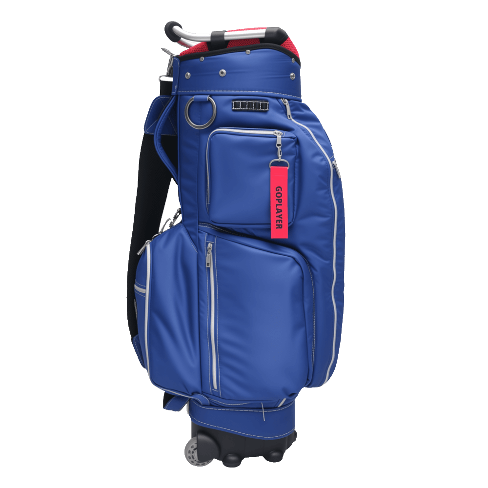 GoPlayer 9.5" Wheeled Golf Club Bag (Navy)