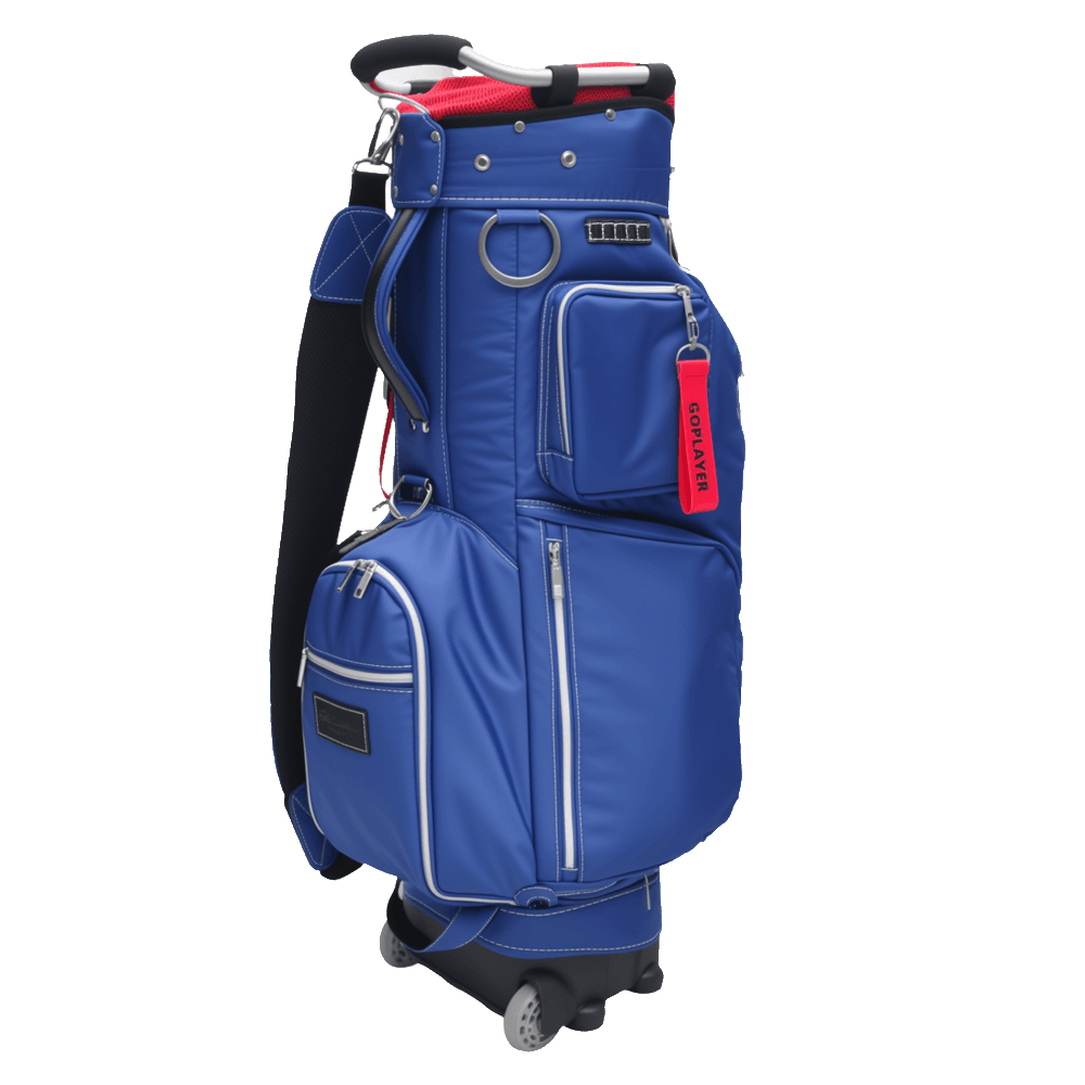 GoPlayer 9.5" Wheeled Golf Club Bag (Navy)