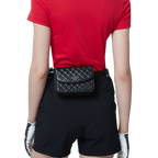 GoPlayer女高爾夫萬用腰包皮帶（黑）