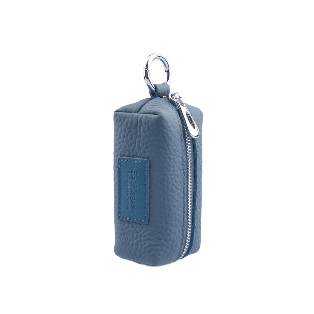 GoPlayer Golf Genuine Leather Ball Bag (Aqua Blue)
