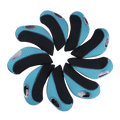 GoPlayer 3D高爾夫鐵桿套(黑淡藍)