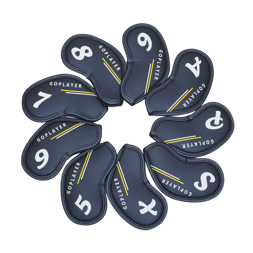 GoPlayer 磨砂皮革鐵桿套組(黑)