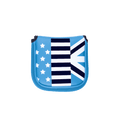 GoPlayer Putter Cover Square Western Flag (Light Blue)