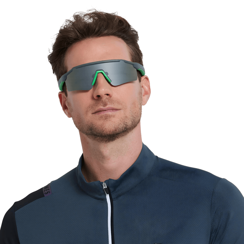 GoPlayer運動太陽眼鏡(銀框鍍水銀片)