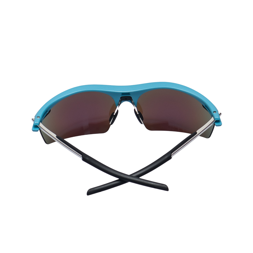 GoPlayer輕量太陽眼鏡(淺藍框鍍藍片)