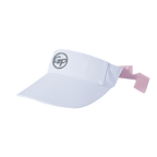 GoPlayer女緞帶中空帽(白)