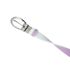 GP レディース 25mm 両面バックルベルト（ホワイト/ライトパープル）
