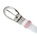GP women's 25mm double-sided buckle belt (white/pink)