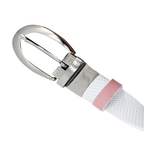 GP women's 25mm double-sided buckle belt (white/pink)