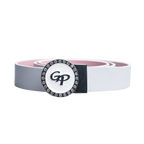 GoPlayer女轉頭雙面用皮帶(28mm白粉)