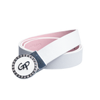 GoPlayer女轉頭雙面用皮帶(28mm白粉)
