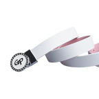 GoPlayer女轉頭雙面用皮帶(28mm白粉)