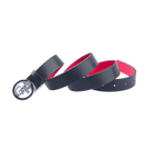 GoPlayer女轉頭雙面皮帶(黑紅)