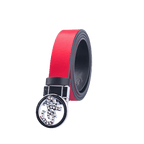 GoPlayer女轉頭雙面皮帶(黑紅)