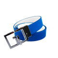 GP35mm雙面扣皮帶(彩藍/白)