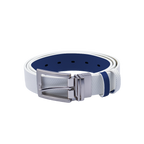 GP35mm リバーシブルバックルベルト（ホワイト/ダークブルー）