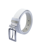 GoPlayer 35mm雙面扣皮帶(白/米)
