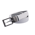 GoPlayer35mm雙面扣皮帶(白/白黑條)