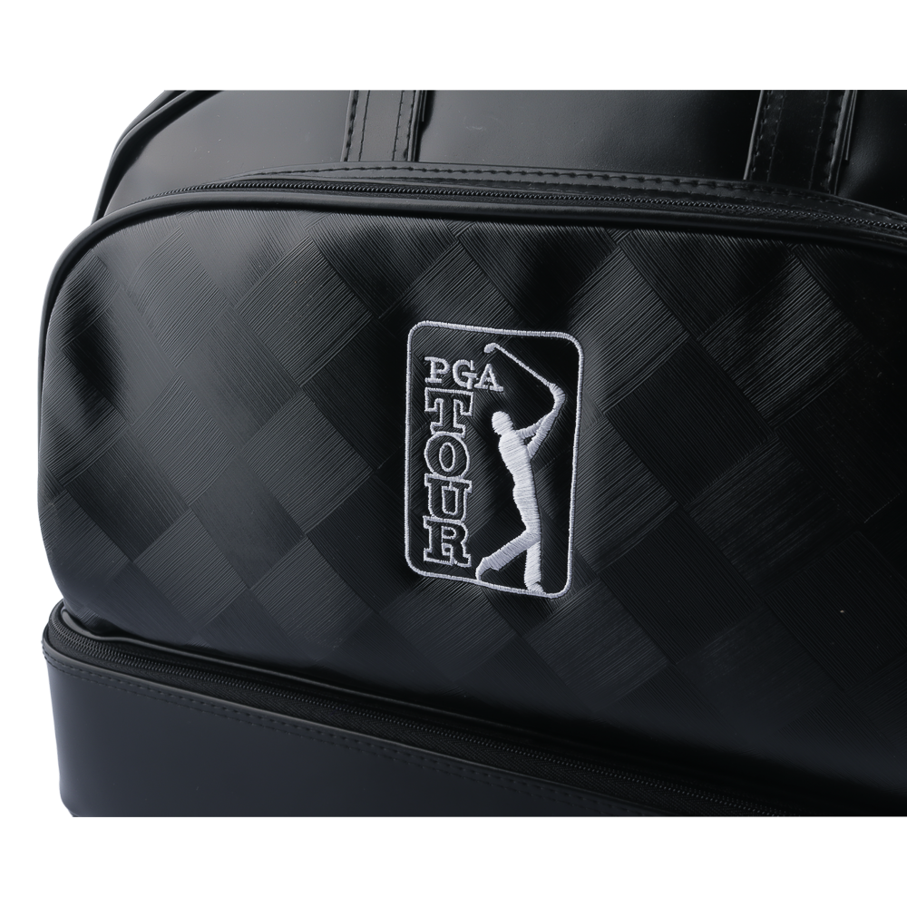 PGA TOUR 雙層衣物袋(全黑)