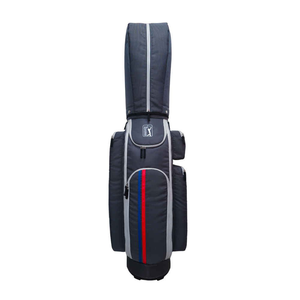 PGA TOUR 9" Exquisite Tote Roller Bag (Dark Grey)