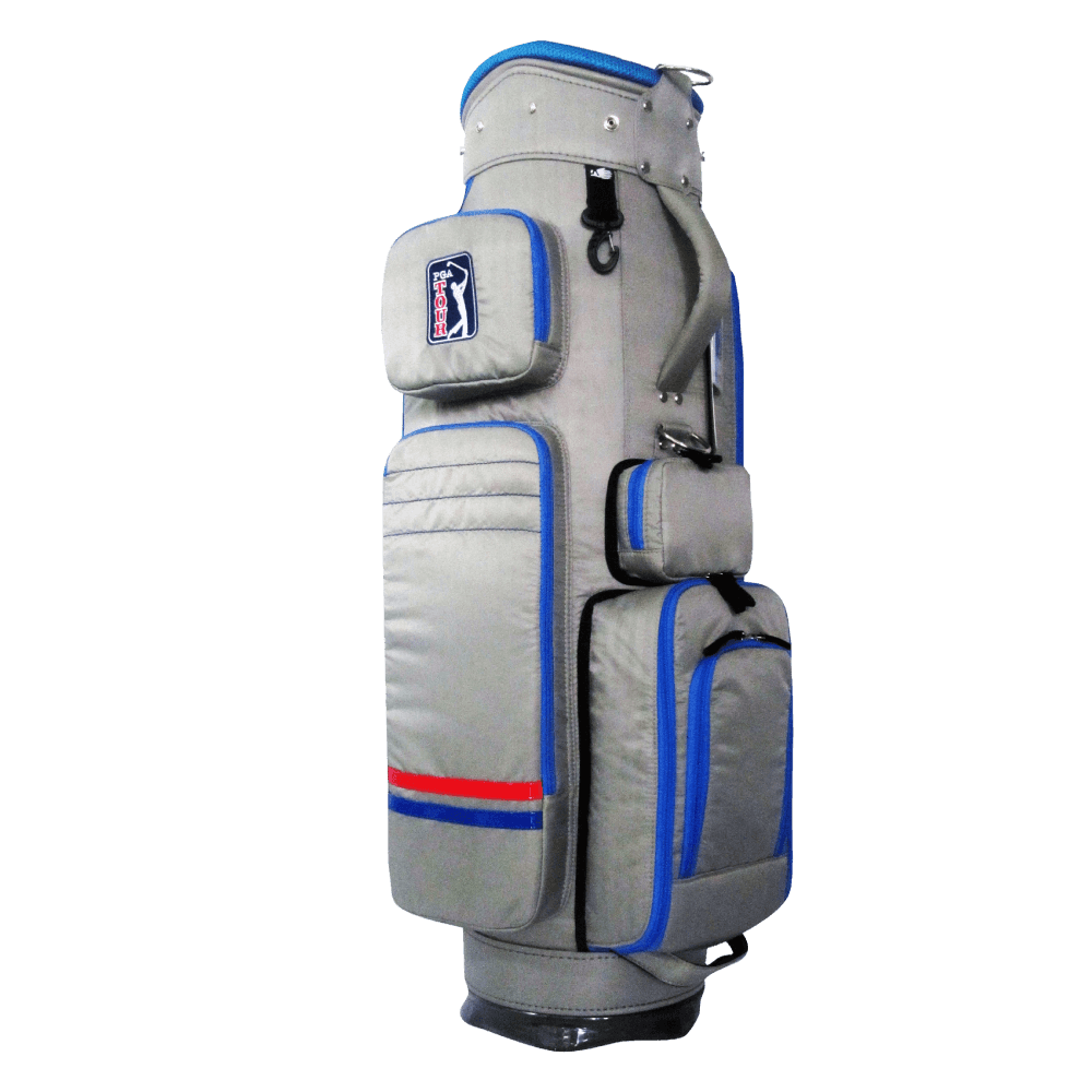 PGA TOUR 9" Trendy Soft Fabric Roller Bag (Grey Texture)