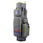 PGA TOUR 9" Trendy Soft Fabric Roller Bag (Charcoal Grey)