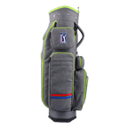 PGA TOUR 9" Trendy Soft Fabric Roller Bag (Charcoal Grey)