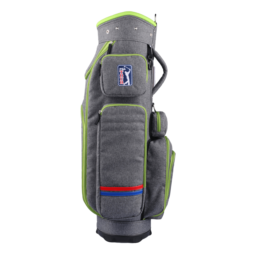 PGA TOUR 9" Trendy Soft Fabric Roller Bag (Charcoal Grey)