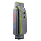 PGA TOUR 9" Trendy Soft Fabric Roller Bag (Charcoal Grey)