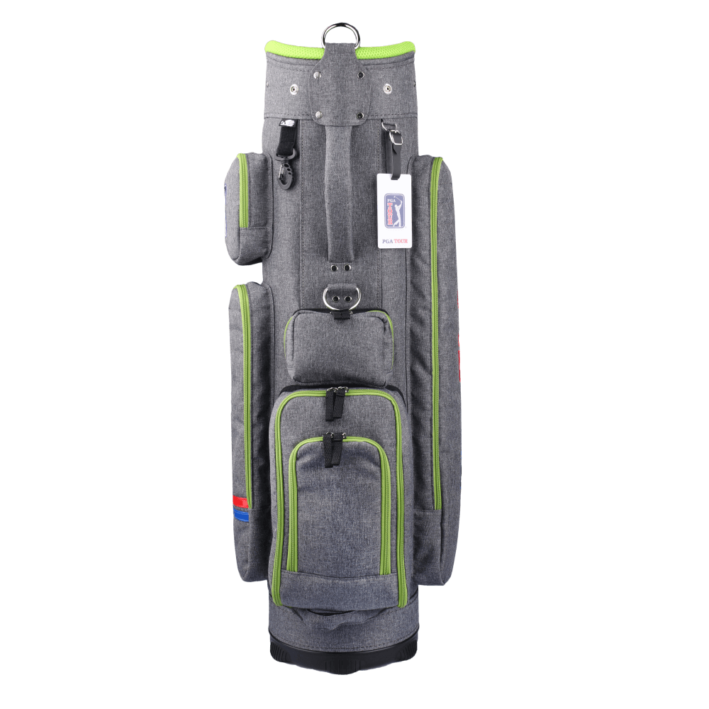 PGA TOUR 9" Trendy Soft Fabric Roller Bag (Charcoal Grey)
