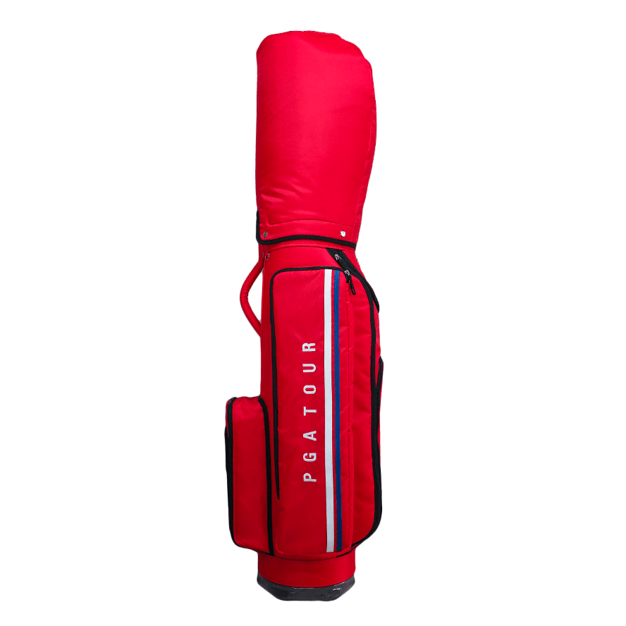 PGA TOUR 9" Exquisite Tote Roller Bag (Red and Black)