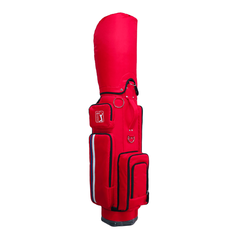 PGA TOUR 9" Exquisite Tote Roller Bag (Red and Black)