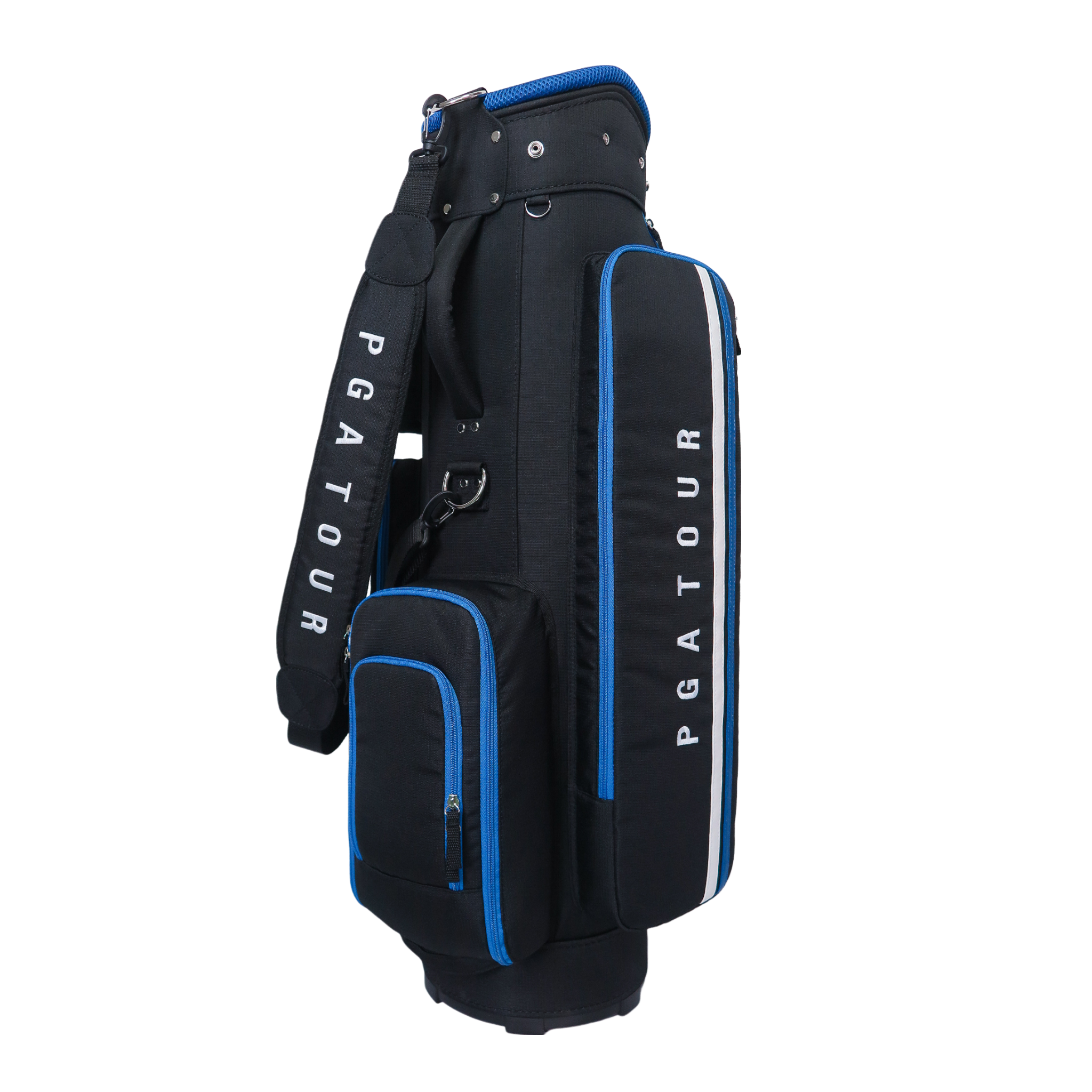 PGA TOUR 9" Exquisite Tote Roller Bag (Black/Blue)