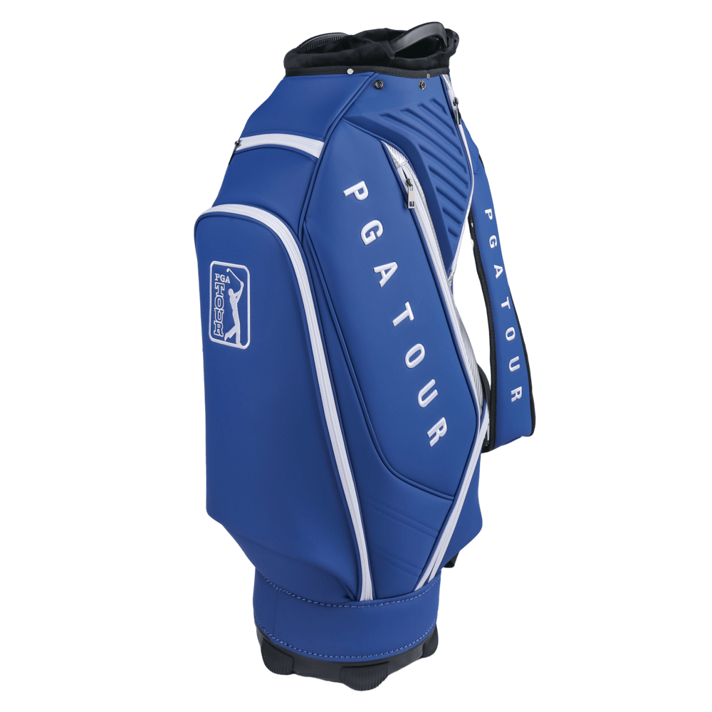【福利品】PGA TOUR 5孔磨砂皮革桿袋(藏青)