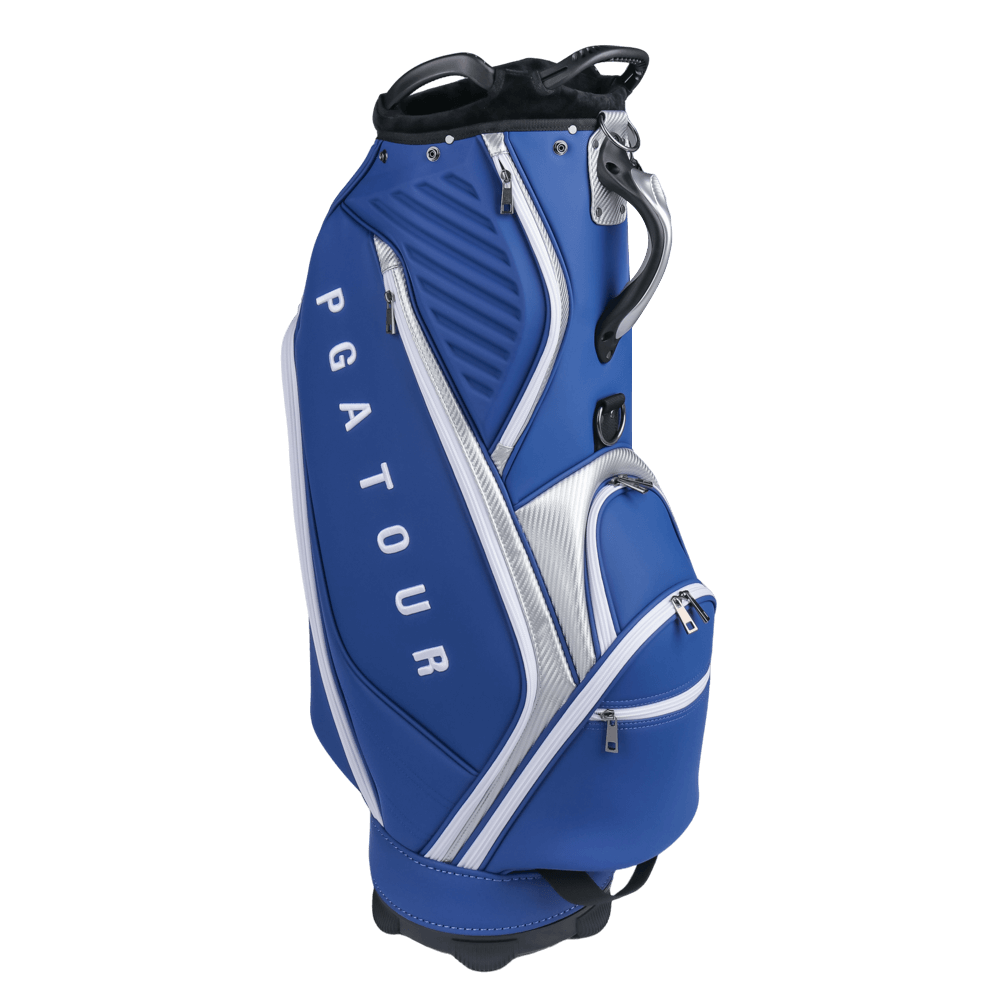 【福利品】PGA TOUR 5孔磨砂皮革桿袋(藏青)