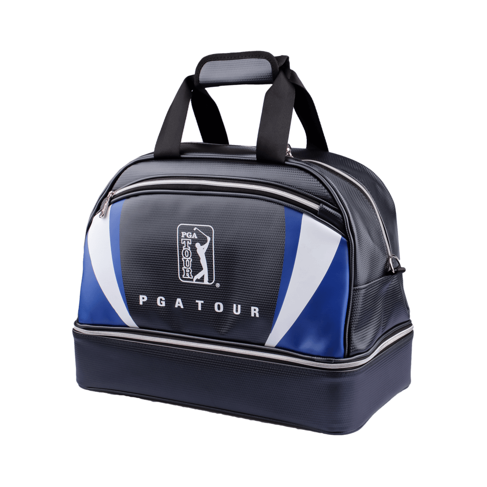 PGA TOUR 雙層衣物袋(黑絲印)