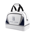 PGA TOUR 雙層衣物袋(白配銀藍)