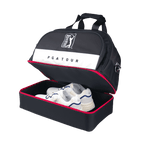 PGA TOUR精緻布雙層衣物袋(黑配白紅)