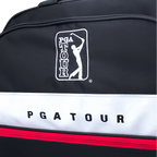 PGA TOUR精緻布雙層衣物袋(黑配白紅)