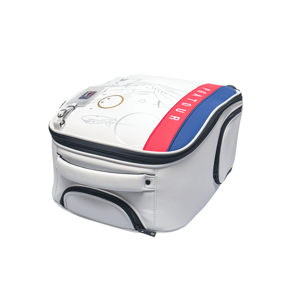 【福利品】PGA TOUR拉桿四向輪衣物袋(白)