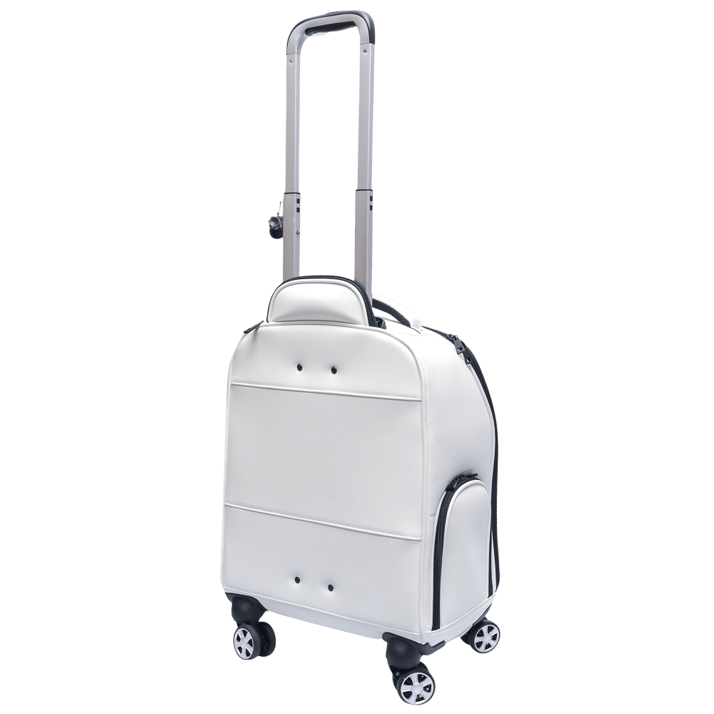 【福利品】PGA TOUR拉桿四向輪衣物袋(白)