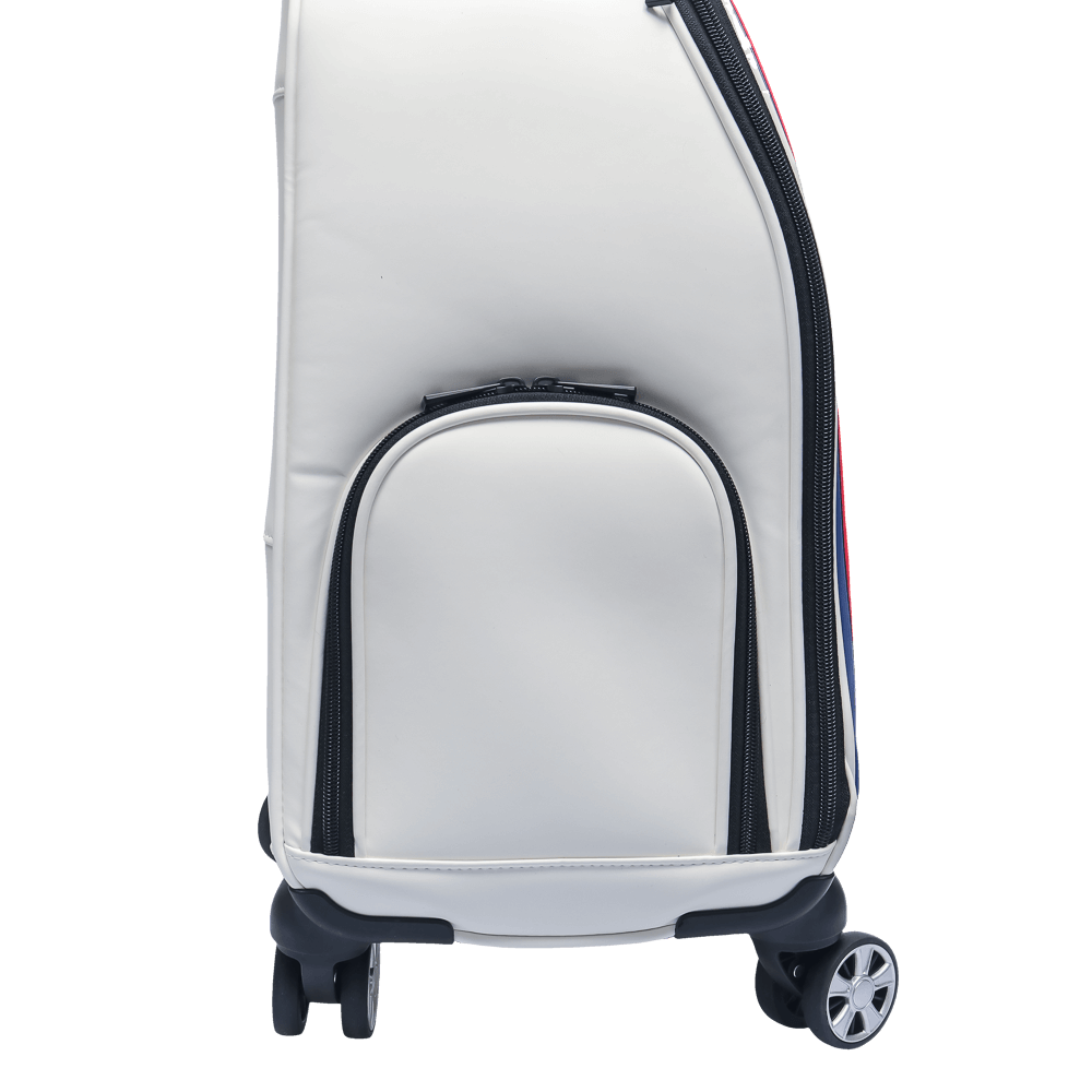 【福利品】PGA TOUR拉桿四向輪衣物袋(白)