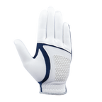 PGA TOUR男高爾夫彈性布防滑手套(白深藍)