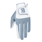 PGA TOUR Men's Golf Elastic Fabric Non-Slip Gloves (White/Gray)
