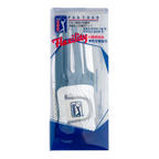 PGA TOUR Men's Golf Elastic Fabric Non-Slip Gloves (White/Gray)