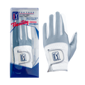 PGA TOUR Men's Golf Elastic Fabric Non-Slip Gloves (White/Gray)