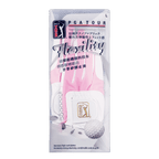 PGA TOUR女高爾夫彈性布防滑手套(白粉)